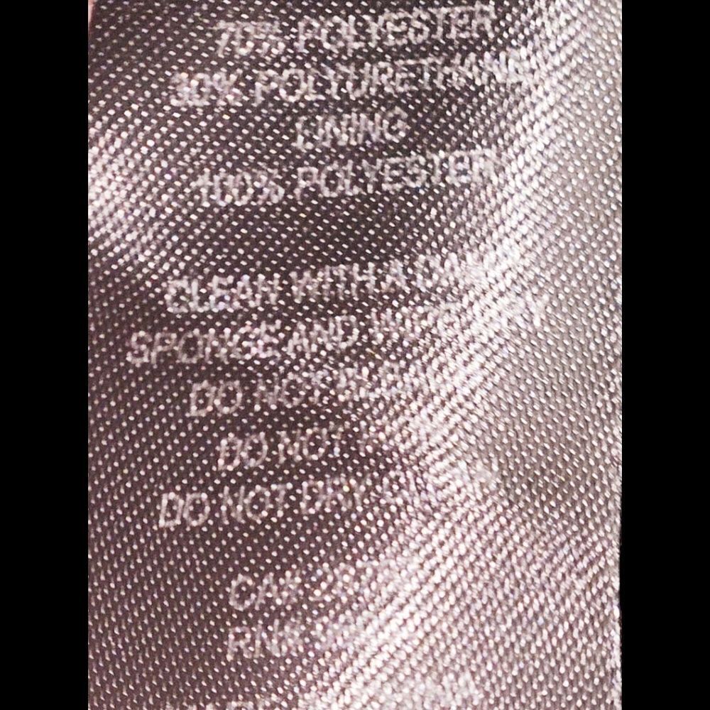 NWOT DALIA Women's Black Shiny Belted Mini Skirt - Picture 8 of 11